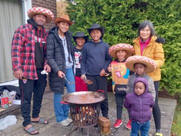 Paea and family visit teh northeast